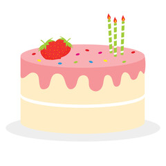 birthday cake illustration