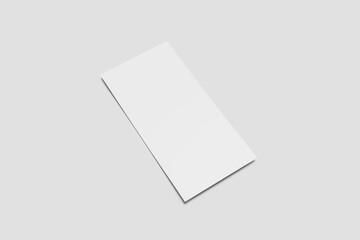 DL Flyer Blank Mockup