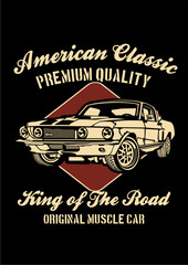 Fototapeta premium american classic