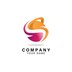 abstract logo design. logo for company. logo business