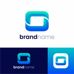 Letter O Modern Styles Logo Design