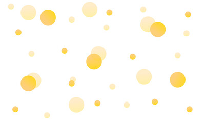 Golden bubbles on transpatent background png