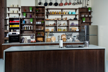 Working area in the kitchen