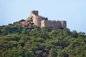 Fototapeta na wymiar kritinia castle auf rhodos