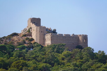 Fototapeta na wymiar kritinia castle auf rhodos