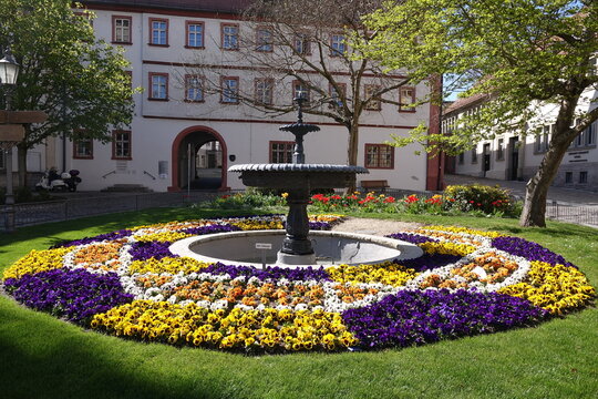 Brunnen am Koenigsplatz in Kitzingen