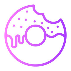 doughnut gradient icon