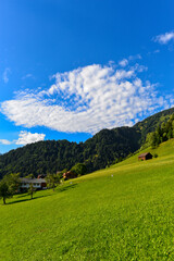 Fototapeta premium Gemeinde Nüziders Ortsteil Laz (Vorarlberg, Österreich)