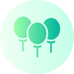balloon gradient icon