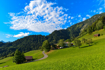 Gemeinde N&uuml;ziders Ortsteil Laz (Vorarlberg, &Ouml;sterreich)