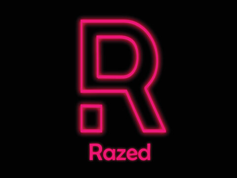 glowing sign in neon logo design vector & templates