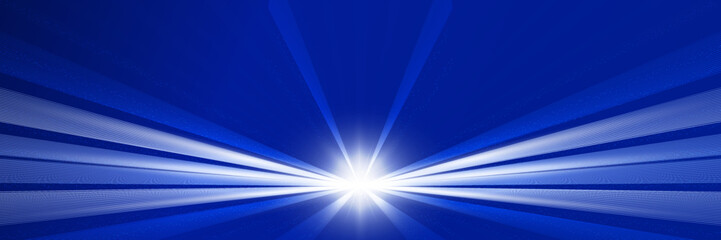 Obraz premium Blue background illuminated by light