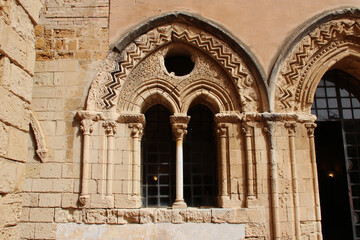 Fototapeta na wymiar Cistercian monastery (santo spirito) in agrigento in sicily (italy) 