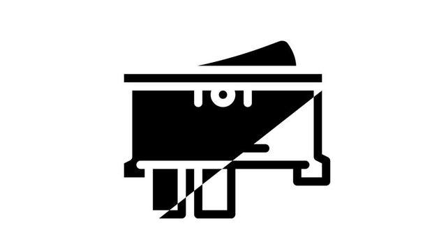 single pole single throw switch line icon animation