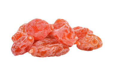 Dried apricots on  transparent png