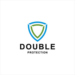 shield safe protection logo design.secret secure vector idea