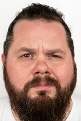 Obraz premium Mann guckt skeptisch