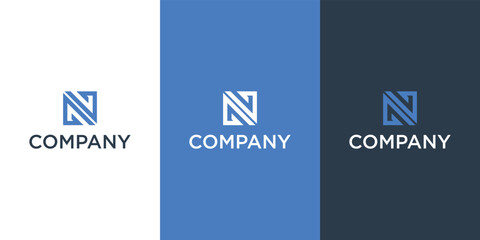 letter N logo icon design template. vector illustration