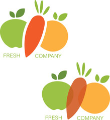 fruits and vegetables label