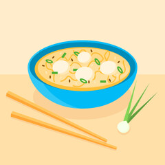 Asian food traditional Chinese soup