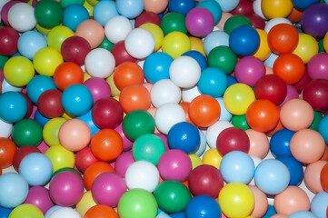 Plenty of colorful balls. Perfect for background.