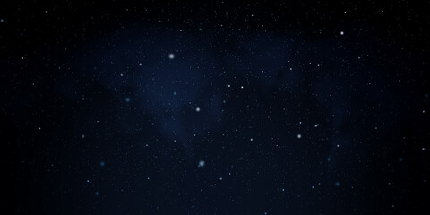 Fototapeta na wymiar A beautiful night sky with bright stars. Deep space