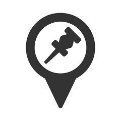 Pin location icon