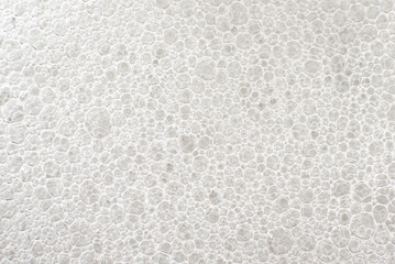 Soap foam background. Small soap bubbles of white color. Shampoo texture