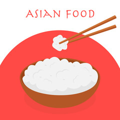 Asian food traditional Chinese rice