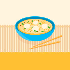 Asian food traditional Chinese soup