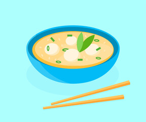 Asian food traditional Chinese soup