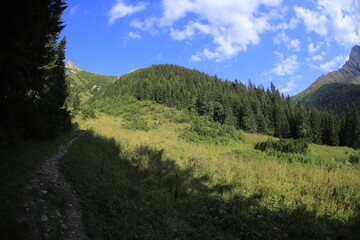 Fototapeta na wymiar Tatry Bielskie, Slovakia, Summer Tatra mountains