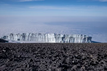 Foto op Plexiglas Iceberg on top of Kilimanjaro, Uhuru peak, Tanzania © LP Productions