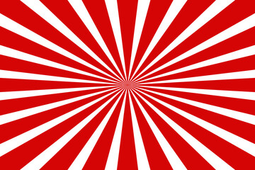 red and white sunburst background 