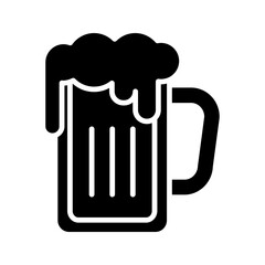 beer icon flat trendy popular simple