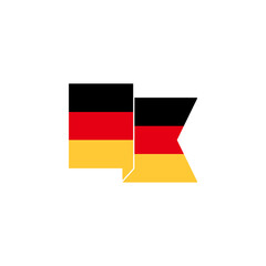Germany flag icon set vector sign symbol