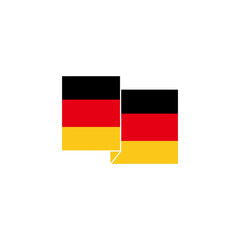 Germany flag icon set vector sign symbol