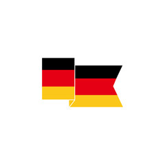 Germany flag icon set vector sign symbol