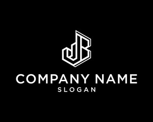 business logo design INITIAL JB  MODERN LOGO