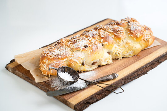 Czech traditional christmas cake Vanocka