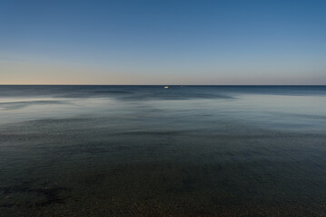 Calm sea in Italy.