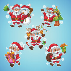 Character-santa clause illustration