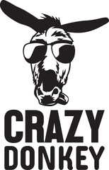  crazy donkey.eps