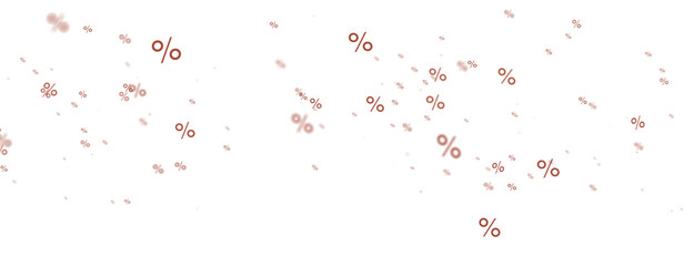 percent shopping digital in hand 3d.