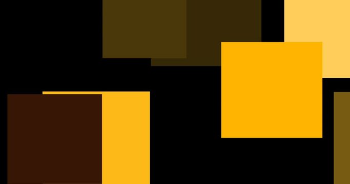 yellow gradation square pattern abstract background transition animation