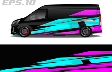 blind van vector livery racing car design