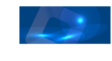 abstract blue symbol design