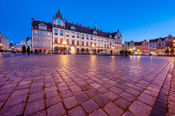 Wroclaw Market Square, Poland.	 - obrazy, fototapety, plakaty