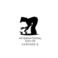 vector illustration of background international farmers day is celebrated every year on 12 October

