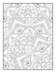 Mandala Coloring Pages, Floral Mandala Coloring Page, Flower Mandala Coloring Pages,